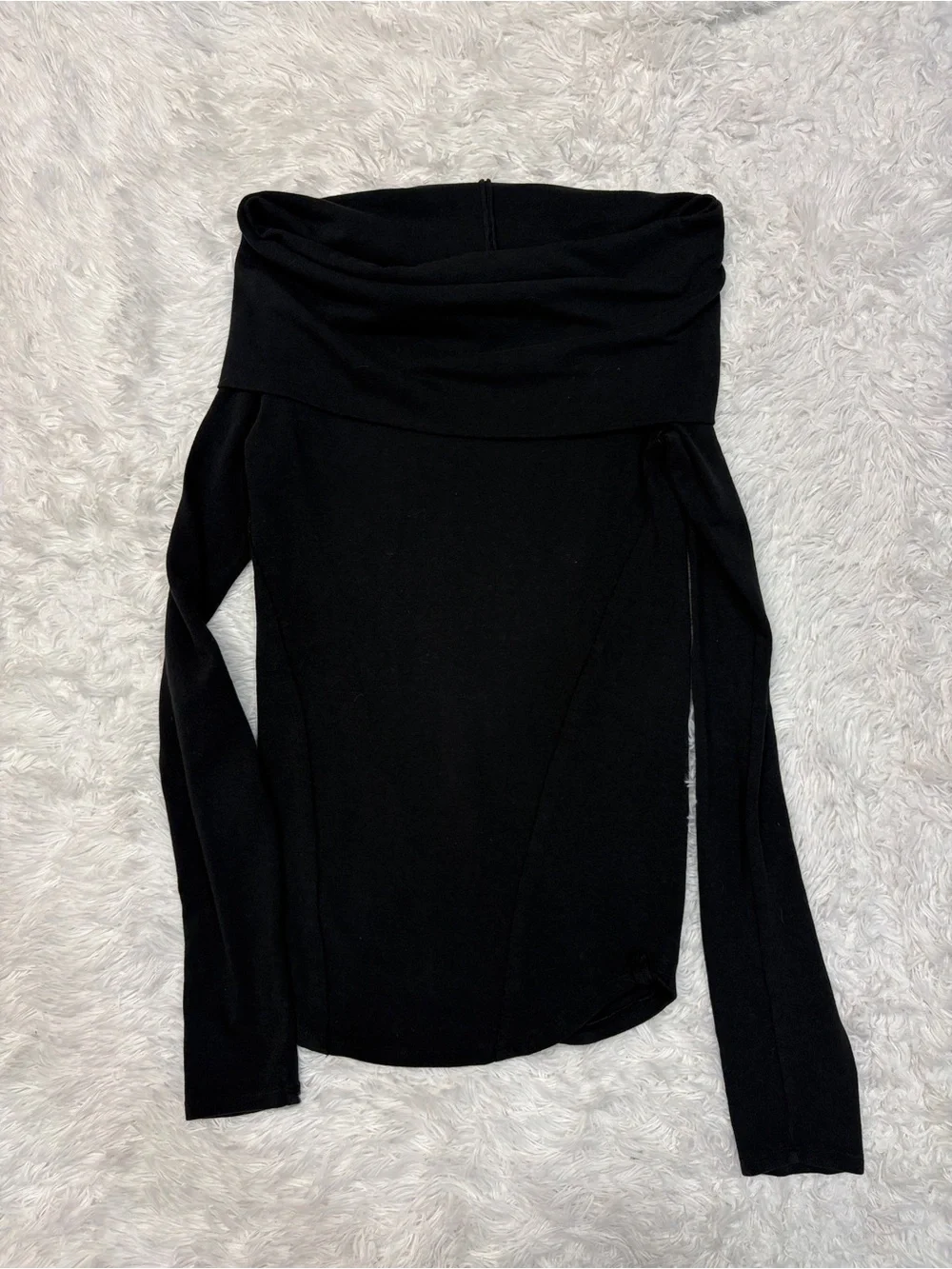 Free People We The Free Iris Layering Top Black - Picture 2 of 4